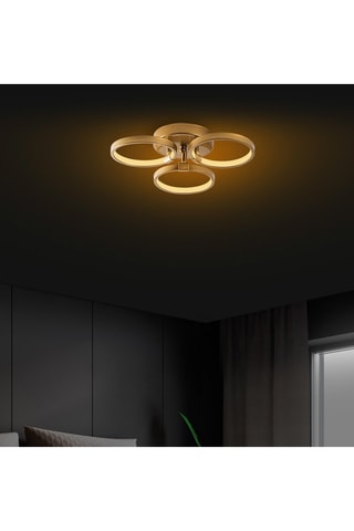 Plafonnier LED Halka -  Doré - 18 W