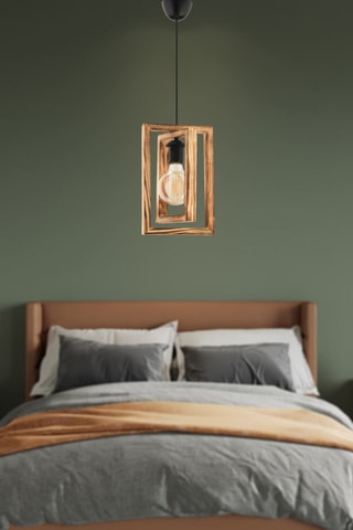 Suspension en bois - 60 W