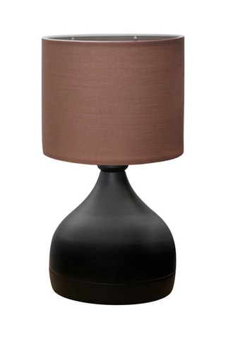 Lampe à poser Ayd - Noir et marron - 60 W