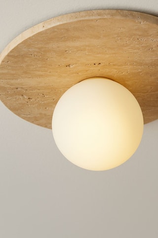 Plafonnier en travertin - Beige
