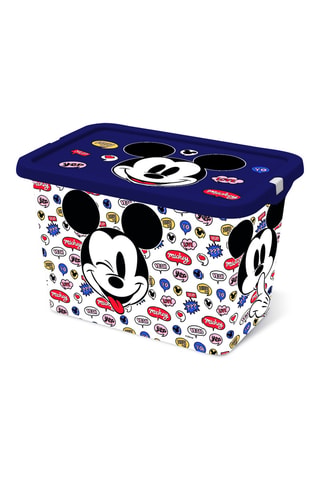 Contenitore Topolino Disney - 29 x 19,2 x 19 cm - Blu