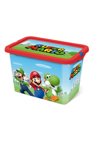 Contenitore Super Mario - Blu - 29 x 19,2 x 19 cm - Blu
