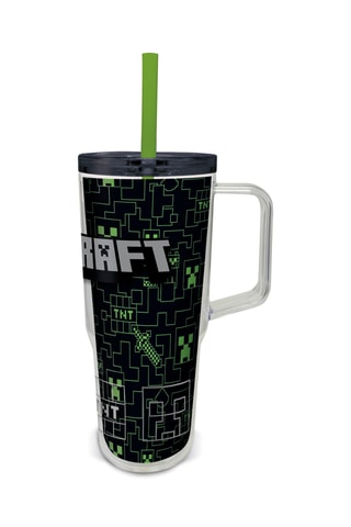 Travel mug in silicone IconicMono Minecraft - 86 cl