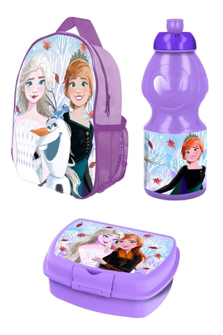Zaino, lunchbox e borraccia Frozen Disney