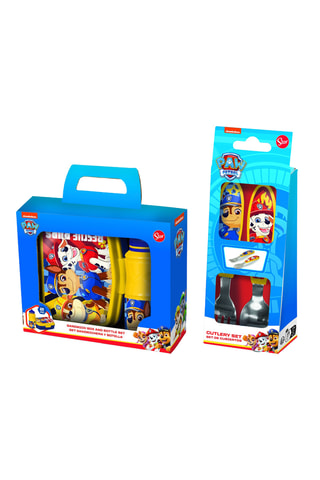 Lunchbox e posate Paw Patrol - 3 pezzi