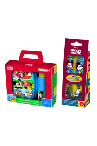 Lunchbox e posate Topolino Disney - 3 pezzi