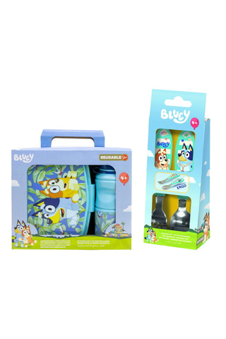 Lunchbox e posate Bluey - 3 pezzi