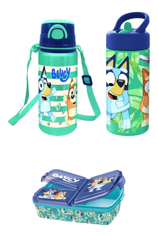 Lunchbox e borracce Bluey - 3 pezzi