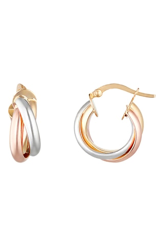 Argolas Enchanteresse - Ouro amarelo, ouro branco e ouro rosa