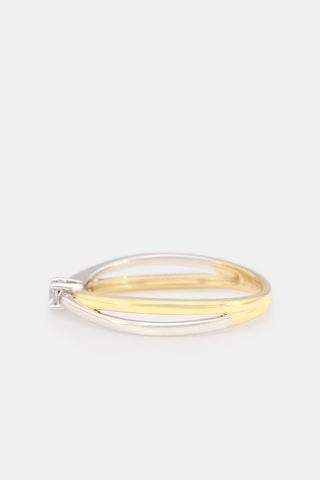 Anel solitário Solitaire Bi or - Ouro branco, ouro amarelo e diamante