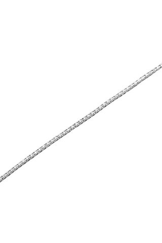 Pulseira Rivière - Ouro branco e diamantes