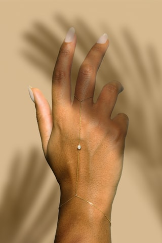 Pulseira Kiya - Ouro amarelo e diamante