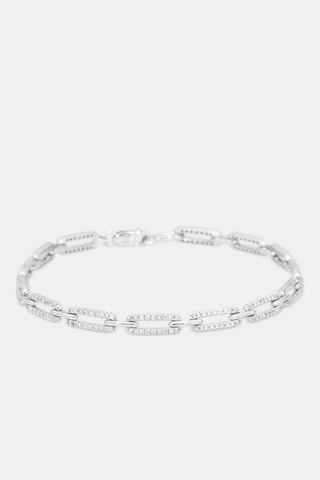 Pulseira Ausar - Ouro branco e diamantes