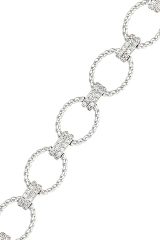 Pulseira Encadenada - Ouro branco e diamantes