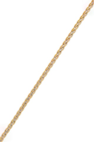 Pulseira Golya - Ouro amarelo e ouro branco