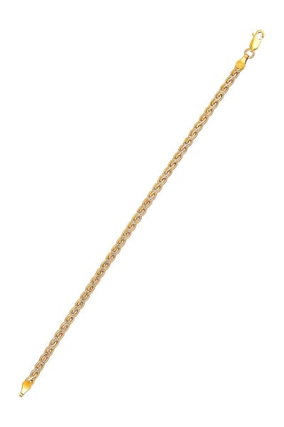 Pulseira Golya - Ouro amarelo e ouro branco