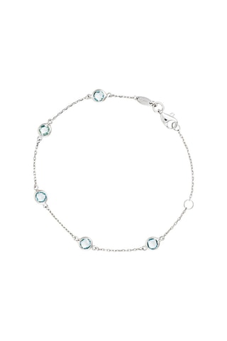 Pulseira Colors - Ouro branco e topázios