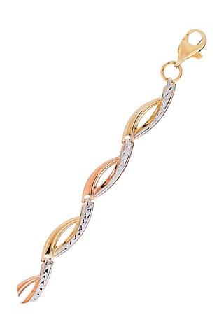 Pulseira Donatella - Ouro branco, ouro amarelo e ouro rosa