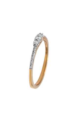 Anel Triades - Ouro amarelo e diamantes