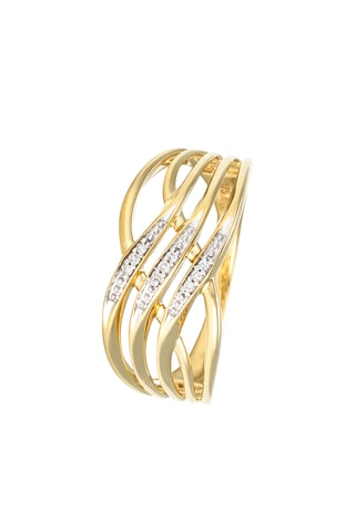 Anel Symi - Ouro amarelo e diamantes