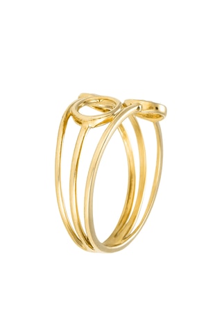Anel Trio de bulles - Ouro amarelo e diamantes