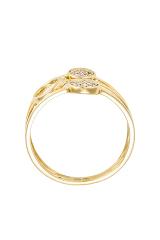 Anel Trio de bulles - Ouro amarelo e diamantes
