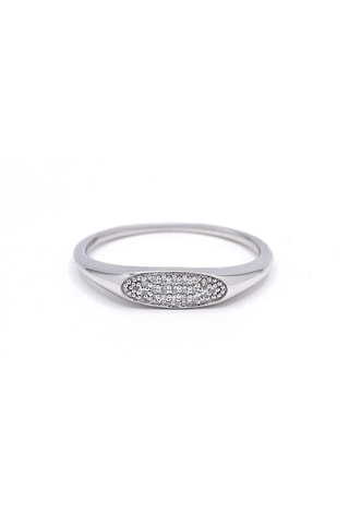 Anel - Ouro branco e diamantes