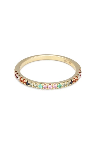 Anel Multi Colors - Ouro amarelo, diamantes, esmeraldas, safiras, ágatas, opalites e rubis