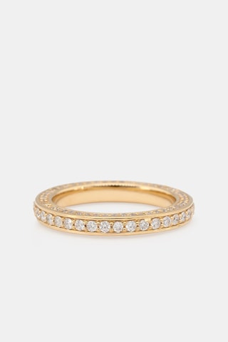 Anel Alliance Tris - Ouro amarelo e diamantes