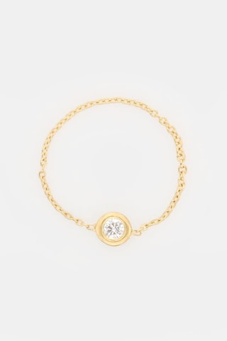 Anel Mon unique - Ouro amarelo e diamante