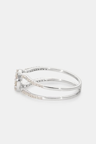 Anel Duo magique - Ouro branco e diamantes