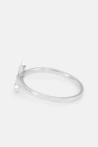 Anel Stella - Ouro branco e diamantes