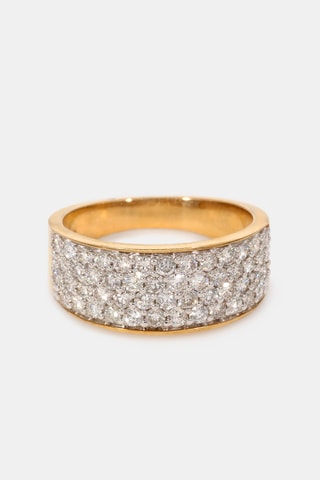 Anel Allée Royale - Ouro amarelo e diamantes