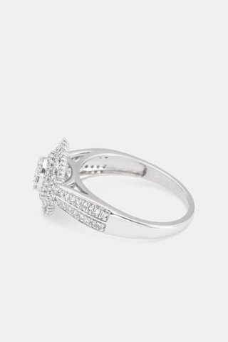 Anel Aphaia - Ouro branco e diamantes