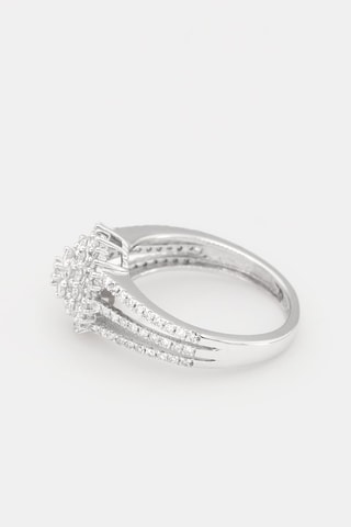 Anel Zinnia Ouro branco e diamantes