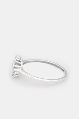 Anel Soleil Ouro branco e diamantes