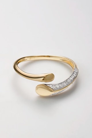 Anel Aenor Ouro amarelo e diamantes