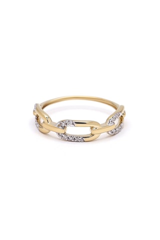 Anel - Ouro amarelo e diamantes