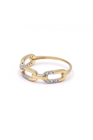 Anel - Ouro amarelo e diamantes