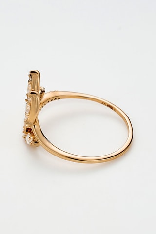 Anel Izïa Ouro amarelo, ouro rosa e diamantes