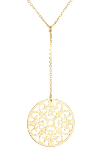 Colar Rosace pendante - Ouro amarelo
