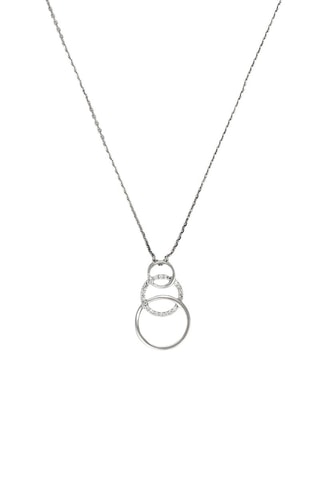Pendente Trio encerclé - Ouro branco e diamantes
