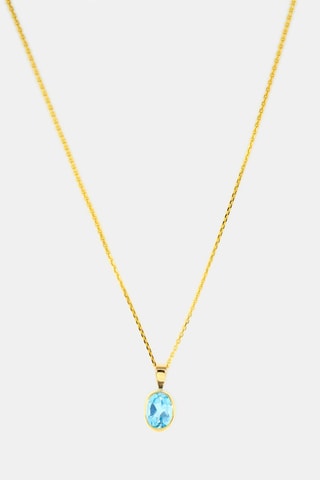 Pendente Belle - Ouro amarelo e topázio