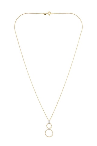 Pendente Gold circles Ouro amarelo e diamantes