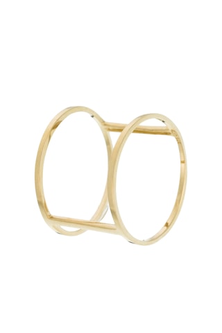 Anel Jolie Cage Dorée - Ouro amarelo