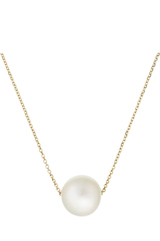 Colar Single Pearl - Ouro amarelo