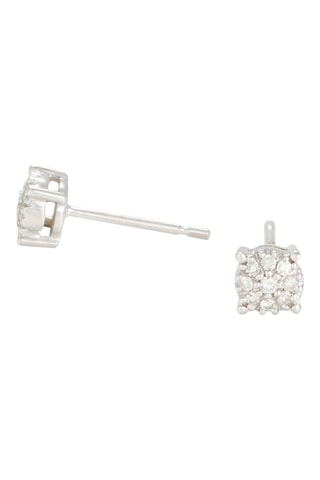 Brincos Emi - Ouro branco e diamantes
