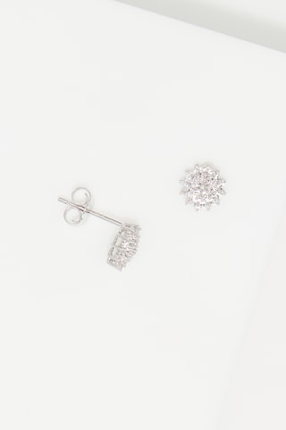 Brincos Soles - Ouro branco e diamantes