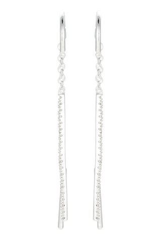 Brincos Khépri - Ouro branco e diamantes