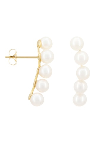 Brincos Perles grimpantes - Ouro amarelo